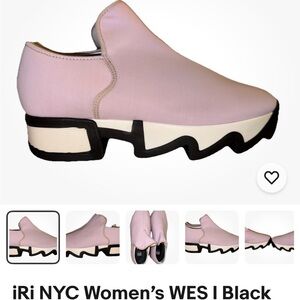 Iri Italian Stylish Pink Women's sneaker type platform Shoes 8.5 women